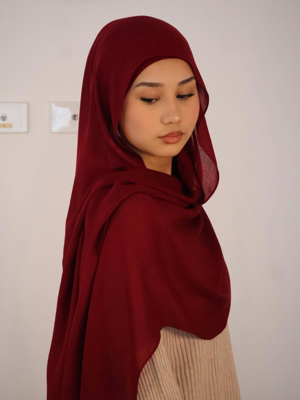 Ruby Modal Hijab Set