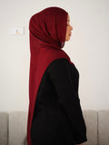 Maroon Modal Hijab Set