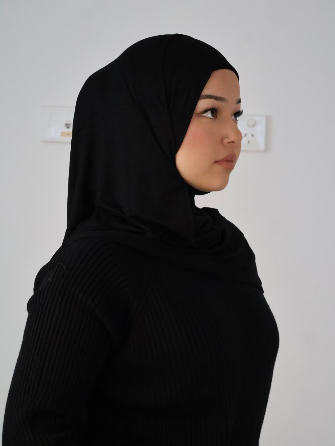 Black Jersey Hijab
