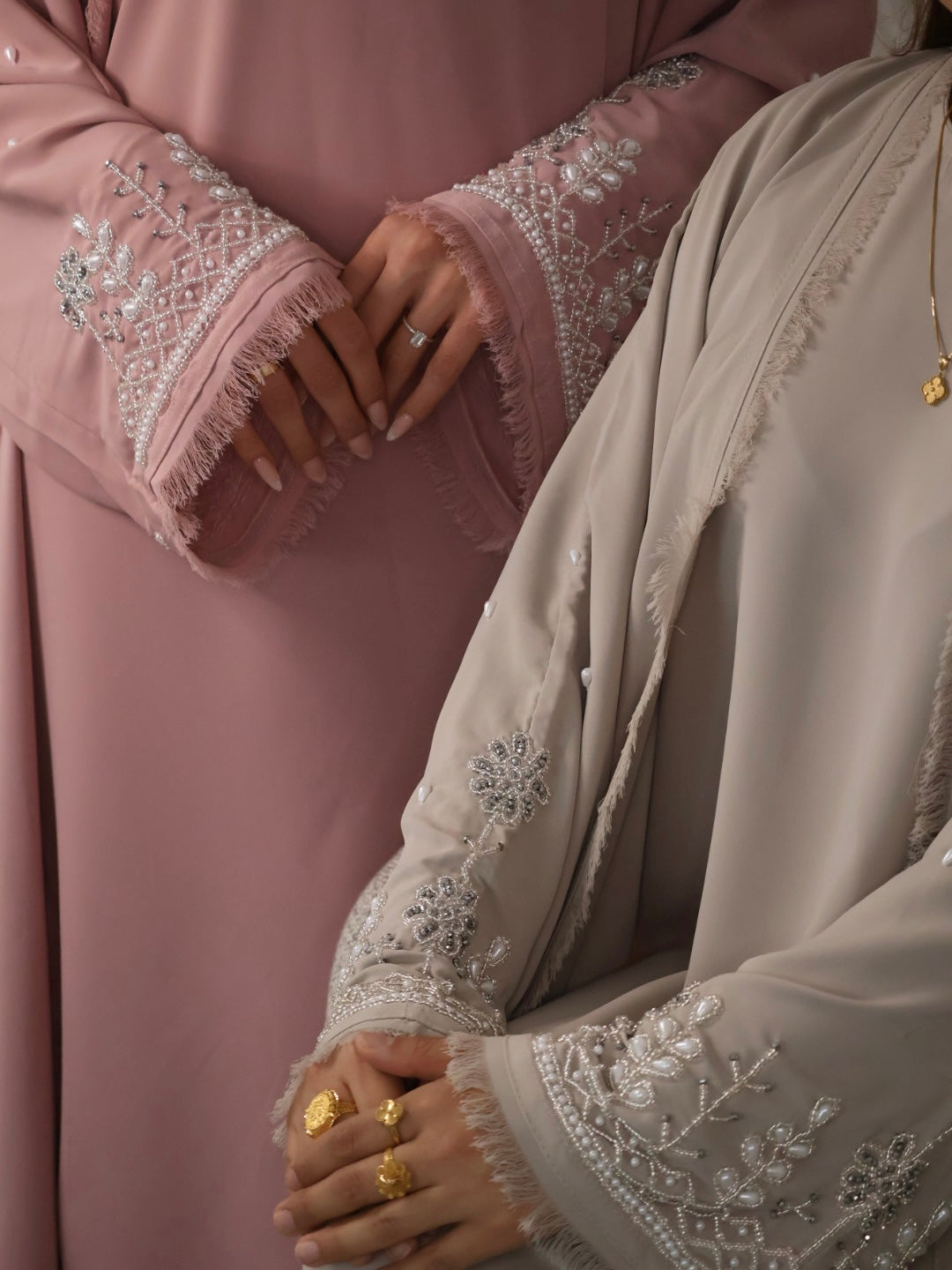 Alina Abaya Set - Pink