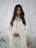 Alina Abaya Set - White
