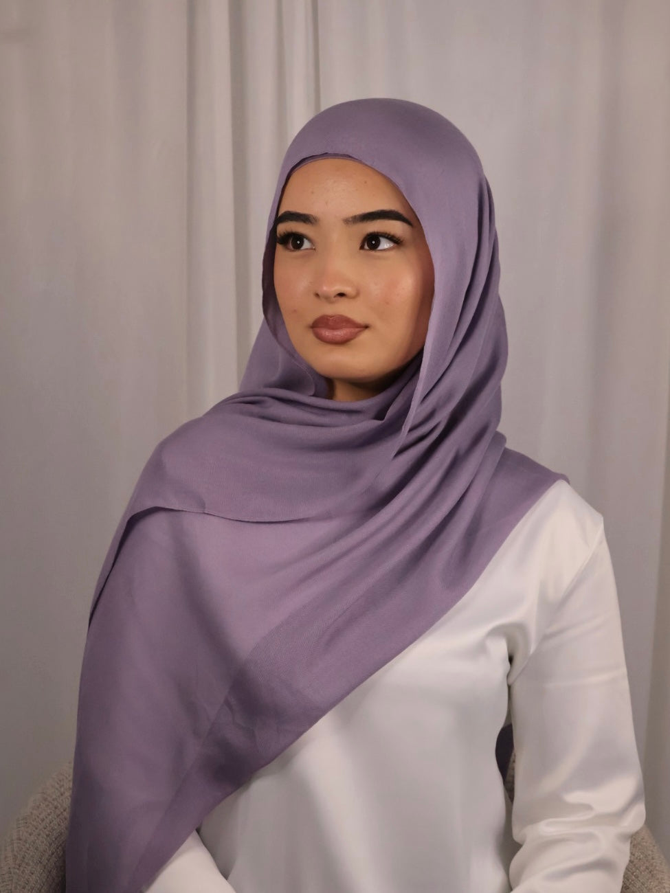 Lilac Modal Hijab Set
