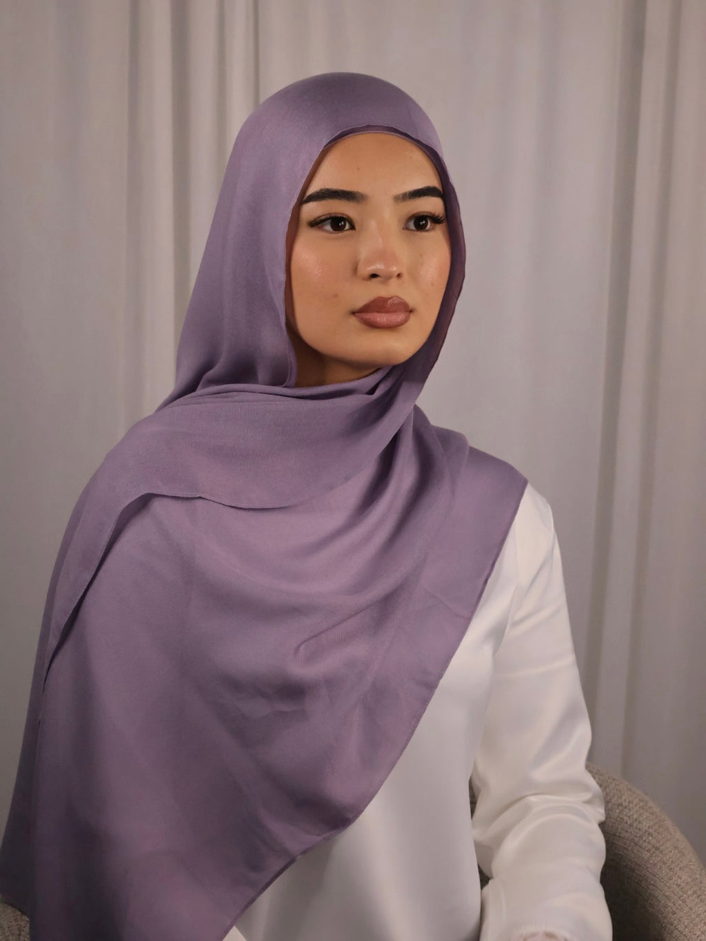 Lilac Modal Hijab Set