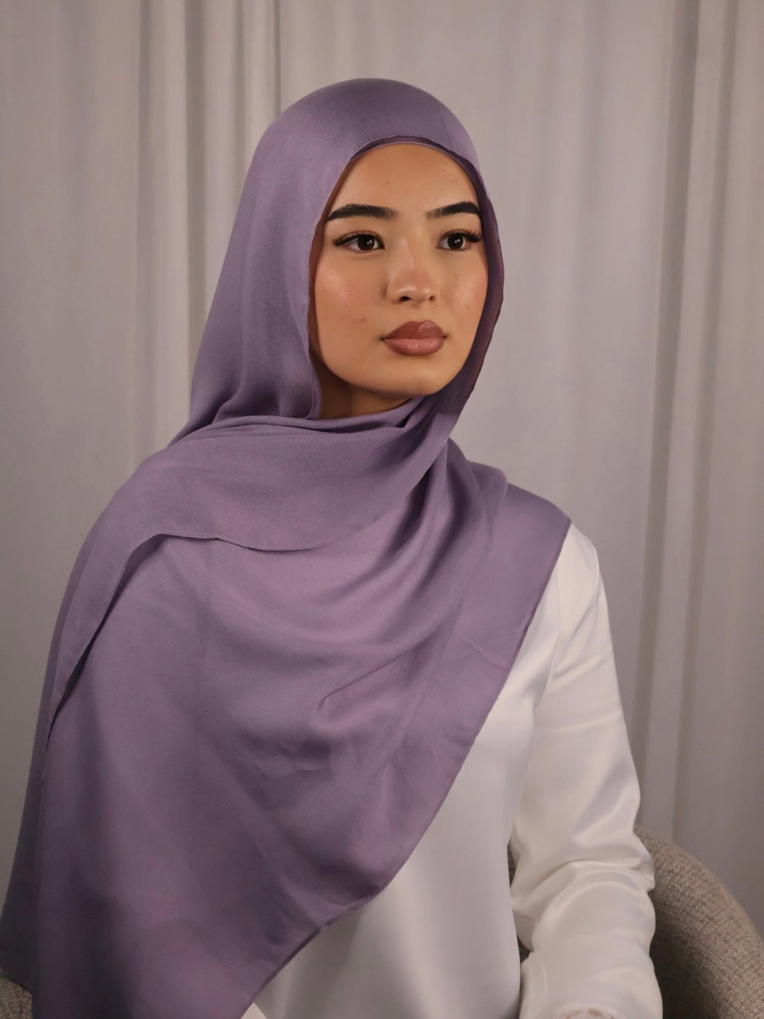 Lilac Modal Hijab Set