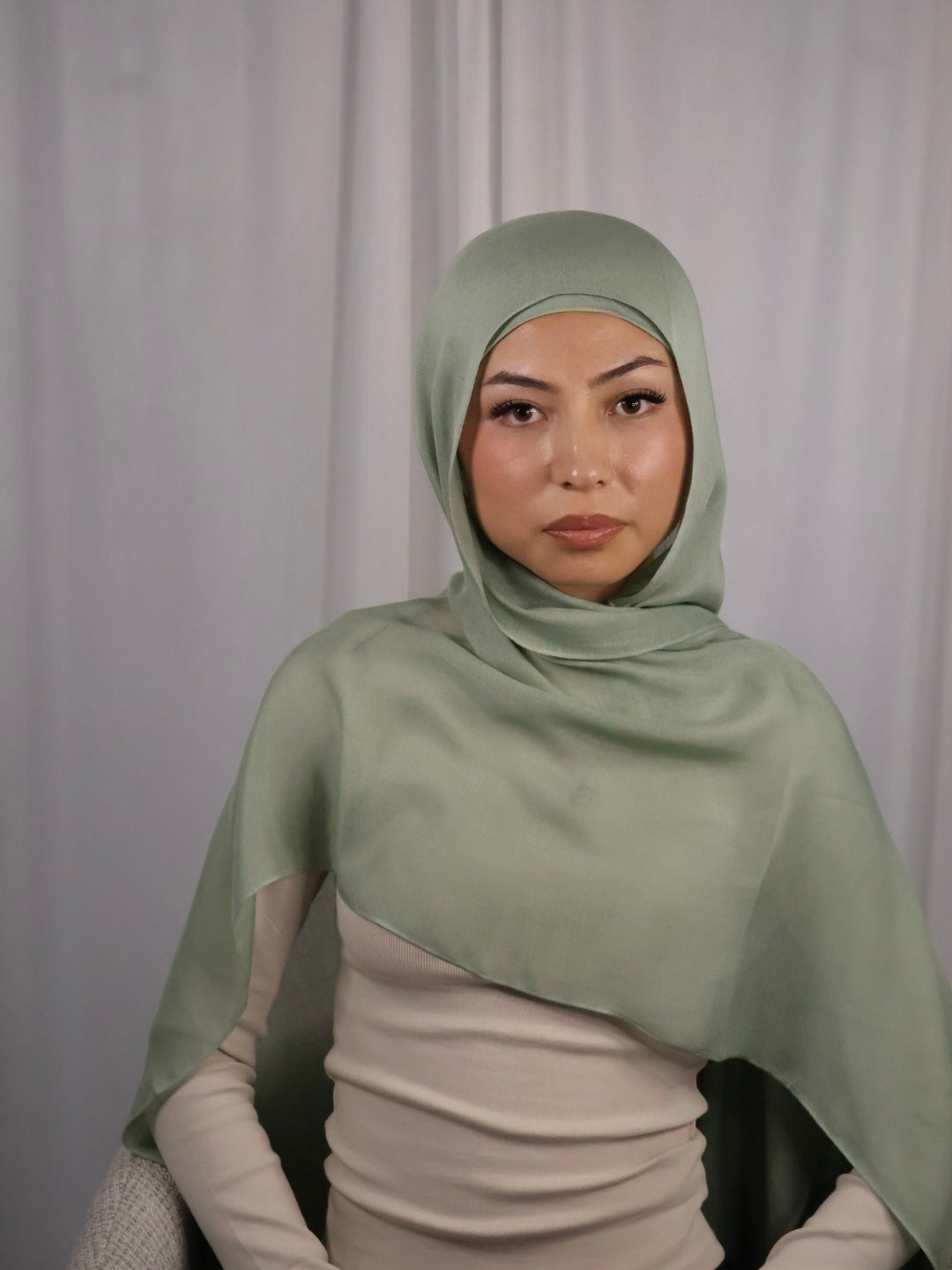 Sage Modal Hijab Set