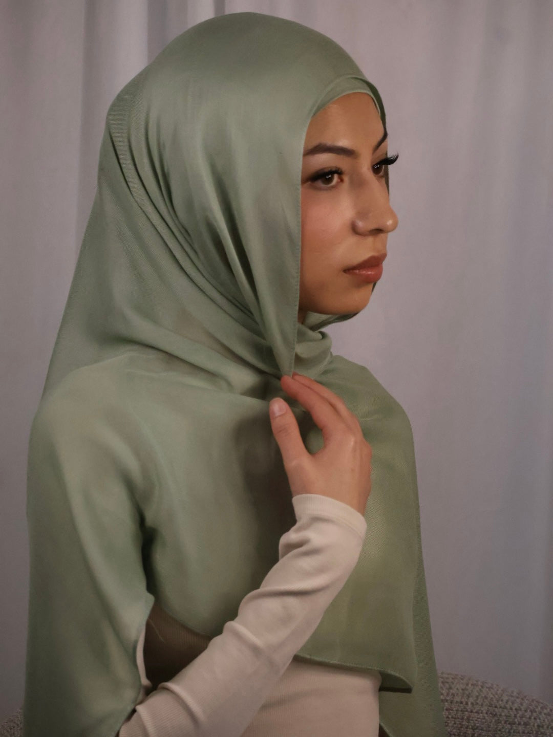 Sage Modal Hijab Set