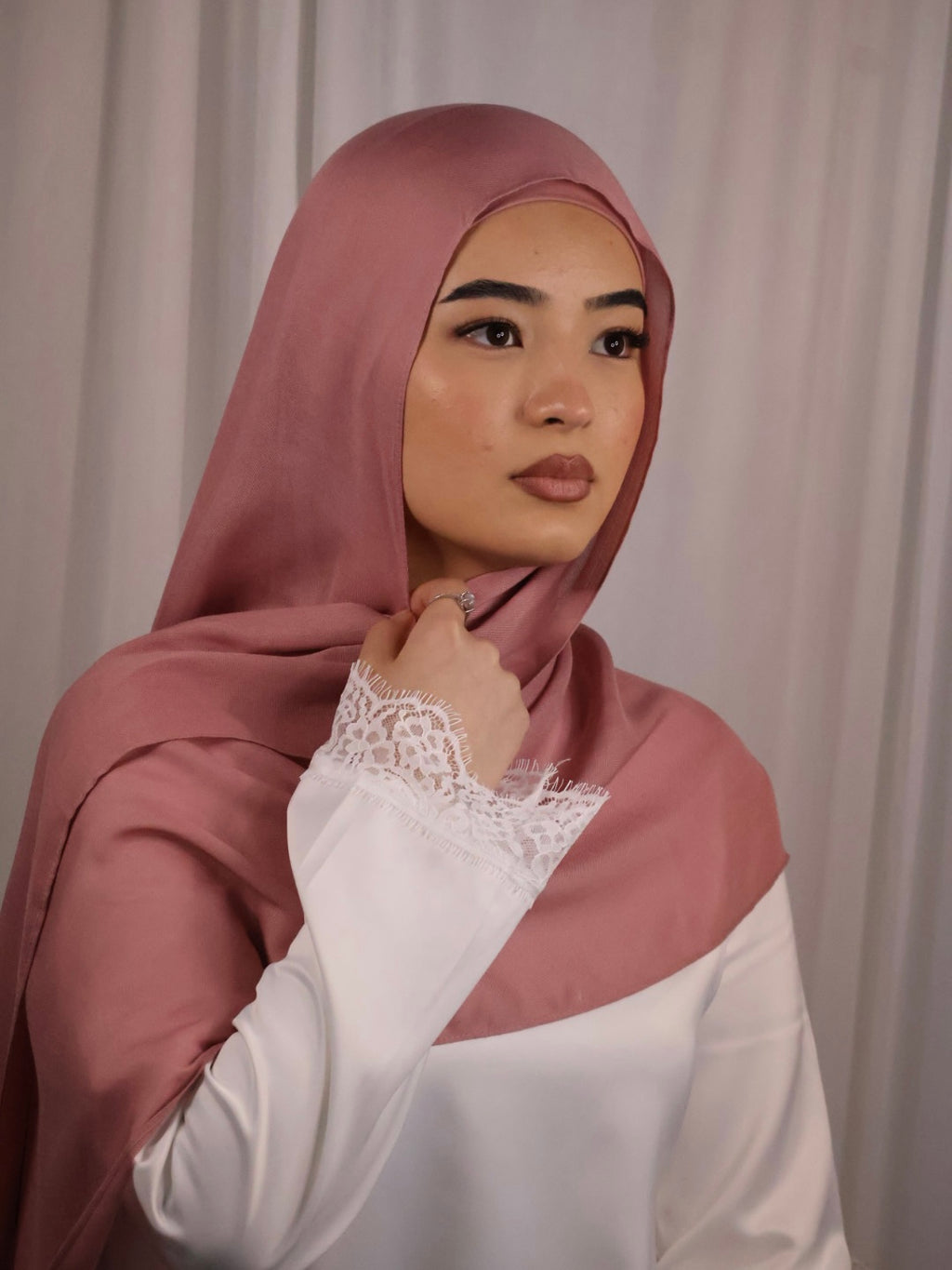 Blush Modal Hijab Set