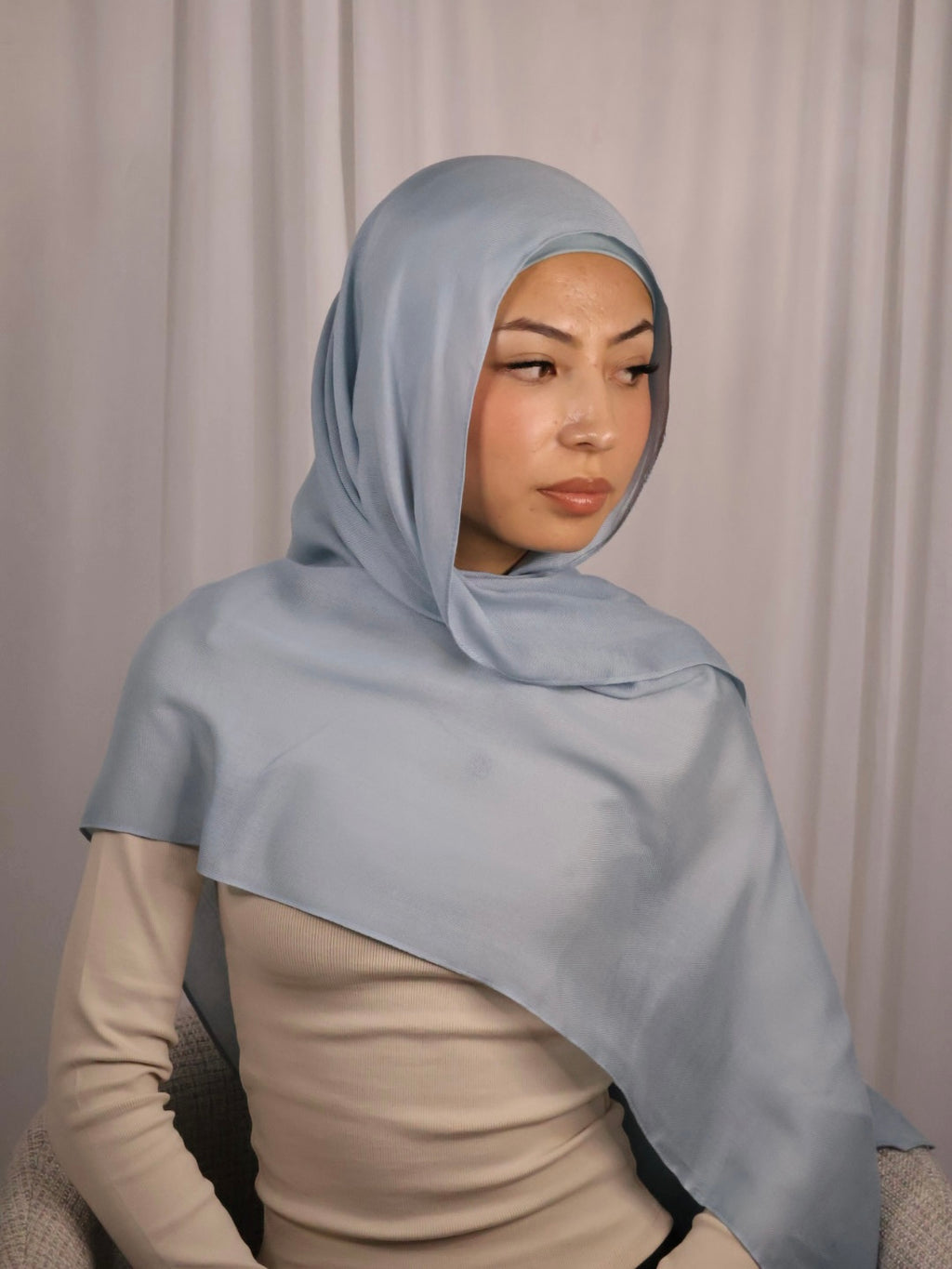 Sky Modal Hijab Set