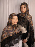 Modal Lace Hijab - Plaid
